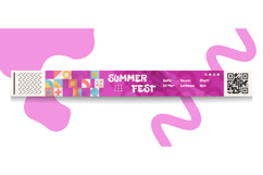 Colorful and modern event for entrance summer festival Product Image 1