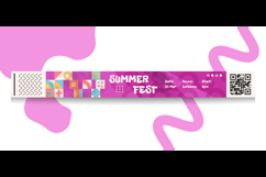 Colorful and modern event for entrance summer festival Product Image 2