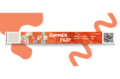 Colorful and modern event for entrance summer festival templ Product Image 1