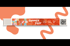 Colorful and modern event for entrance summer festival templ Product Image 2