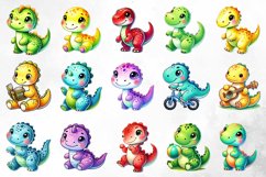 Colorful Baby Dinosaur Sublimation Product Image 5