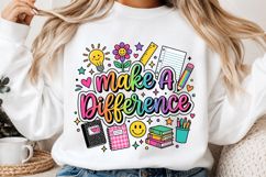 Colorful Back To School Sublimation Design Product Image 2