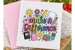 Colorful Back To School Sublimation Design Product Image 3