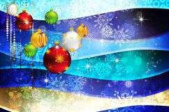 Colorful Background with Xmas Balls Product Image 4
