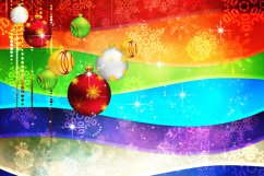 Colorful Background with Xmas Balls Product Image 6