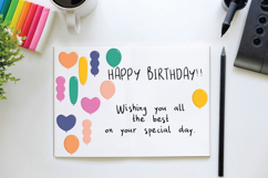 Colorful Balloons | Birthday Party Items | Heart Shape décor Product Image 8