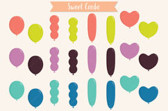 Colorful Balloons | Birthday Party Items | Heart Shape décor Product Image 3
