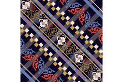 Colorful batik indonesia pattern textile art Product Image 1
