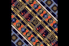Colorful batik indonesia pattern textile design Product Image 2