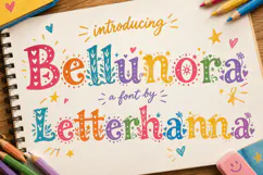 Bellunora: The Girly Font That Turns Plain Text Into Art Product Image 1