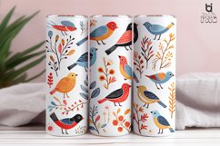 Colorful Birds Pattern Sublimation Tumbler Design Product Image 5