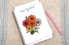 Watercolor Colorful Birth Month Flower Clipart Bundle Product Image 2