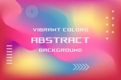 Colorful blur abstract vibrant color background template vec Product Image 1