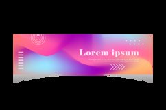 Colorful blur abstract vibrant color banner concept Product Image 2