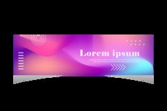Colorful blur abstract vibrant color banner design Product Image 2