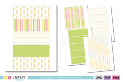 Bookmark printable sheet easy cut design