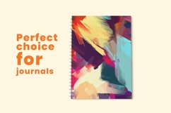 Colorful paint brush strokes digital papers, abstract art Product Image 6