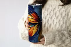 Butterfly Tumbler, Oil Painting Style Butterflies Tumbler 12 Product Image 3