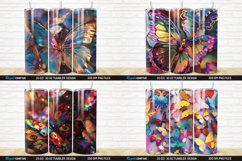 3D Colorful Butterfly Tumbler Wrap Bundle Product Image 6