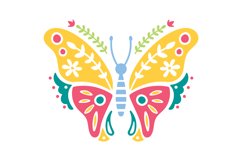 Colorful Butterfly Cutting File Product Image 1