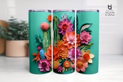 Colorful Cactus 3D Tumbler Sublimation Bundle Product Image 2
