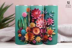 Colorful Cactus 3D Tumbler Sublimation Bundle Product Image 11