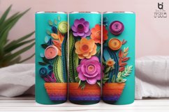 Colorful Cactus 3D Tumbler Sublimation Bundle Product Image 13