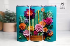 Colorful Cactus 3D Tumbler Sublimation Bundle Product Image 14