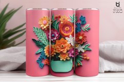 Colorful Cactus 3D Tumbler Sublimation Bundle Product Image 17