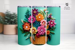 Colorful Cactus 3D Tumbler Sublimation Bundle Product Image 4