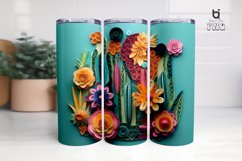 Colorful Cactus 3D Tumbler Sublimation Bundle Product Image 6