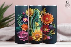 Colorful Cactus 3D Tumbler Sublimation Bundle Product Image 7
