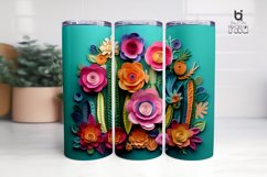 Colorful Cactus 3D Tumbler Sublimation Bundle Product Image 10