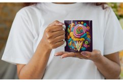 Colorful Candy Mug sublimation design Product Image 2