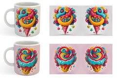 Colorful Candy Mug sublimation design Product Image 3