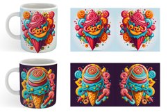 Colorful Candy Mug sublimation design Product Image 5