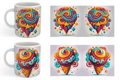 Colorful Candy Mug sublimation design Product Image 6
