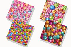 Colorful Candy Digital Paper Bundle Product Image 2