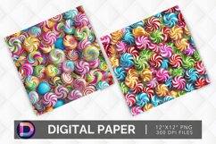 Colorful Candy Seamless Digital Paper Product Image 1