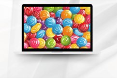 Colorful Candy Seamless Digital Paper Bundle Product Image 4