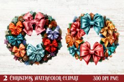 Colorful Christmas Collection Clipart Sublimation Product Image 1