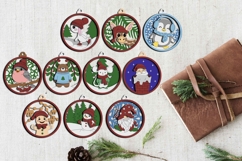 Winter Wonderland Laser Cut Christmas Ornaments Product Image 9
