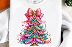 Colorful Christmas tree clipart Product Image 2