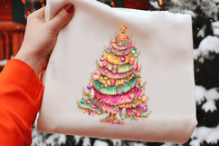 Colorful Christmas Tree Clipart Product Image 2