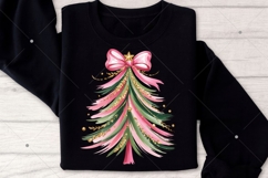 Colorful Christmas Tree PNG, Hand drawn doodle Png, Brush Product Image 5
