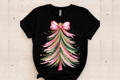 Colorful Christmas Tree PNG, Hand drawn doodle Png, Brush Product Image 8