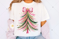 Colorful Christmas Tree PNG, Hand drawn doodle Png, Brush Product Image 2