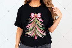 Colorful Christmas Tree PNG, Hand drawn doodle Png, Brush Product Image 3