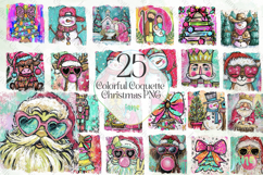 Colorful Coquette Christmas PNG Product Image 1