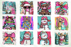 Colorful Coquette Christmas PNG Product Image 2